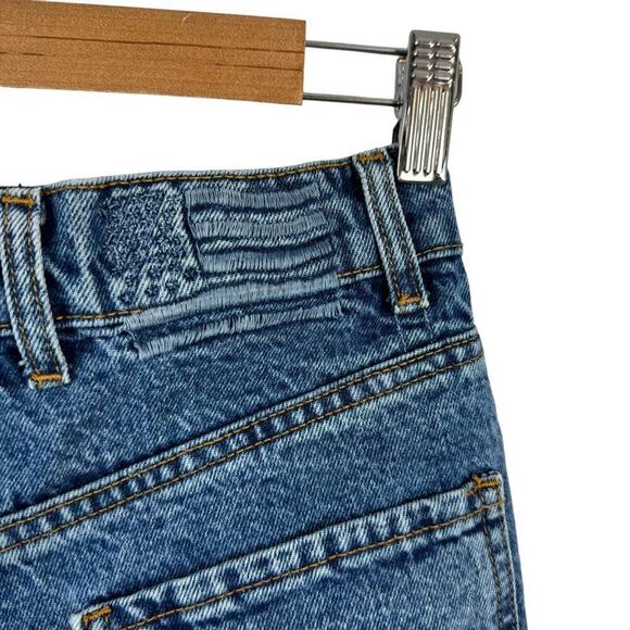 Revice Yin Yang High Waisted Two-Tone Crop Jeans Tokyo Wash Size 27 - Picture 11 of 16